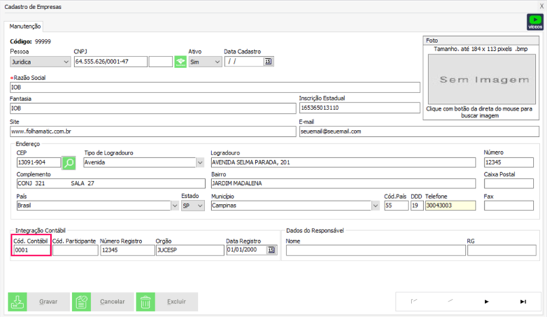 Nenhuma imagem disponível