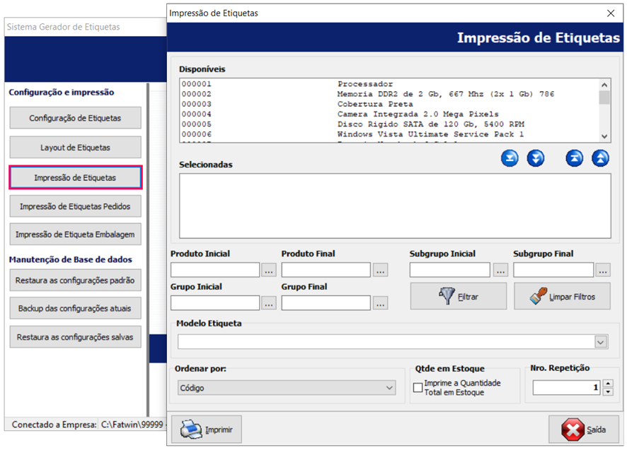 Nenhuma imagem disponível