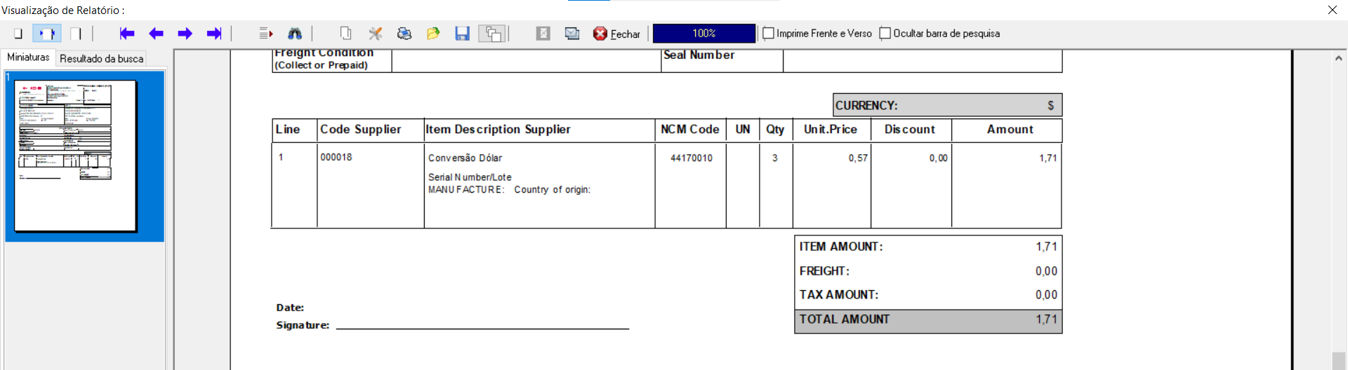 Nenhuma imagem disponível