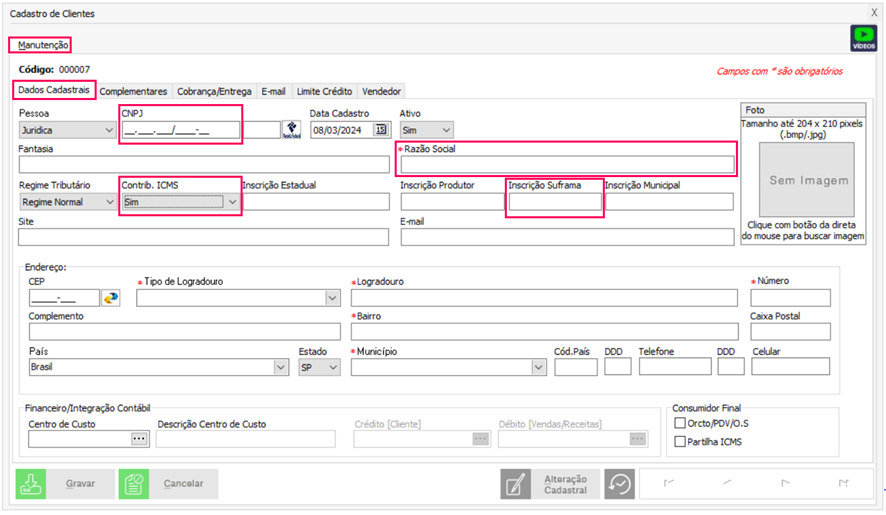 Nenhuma imagem disponível