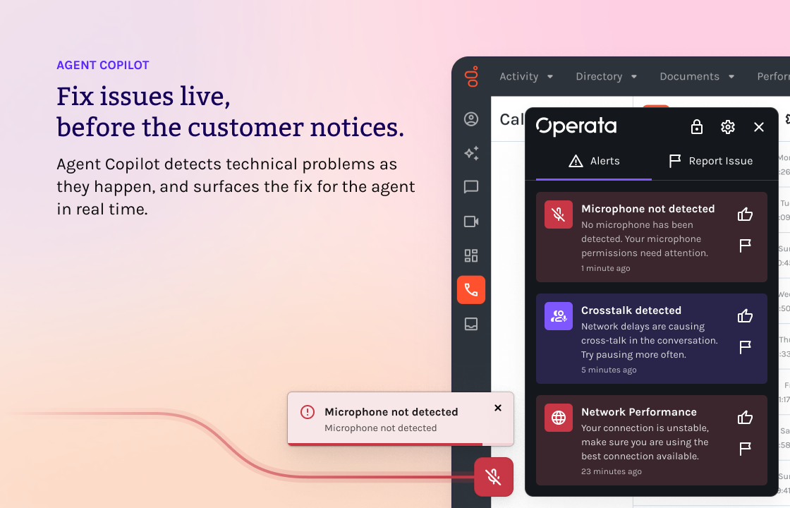 Operata Collector App Key Features